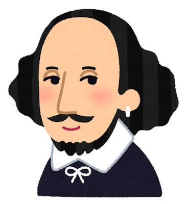 シェイクスピアの似顔絵